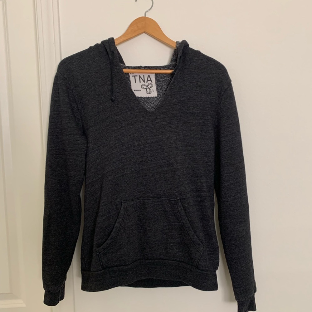 Aritzia TNA Hoodie Sweater V neckline